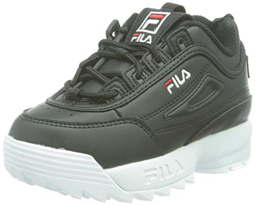 FILA Unisex-Kinde Disruptor kids Sneaker, Black, 30 EU von FILA