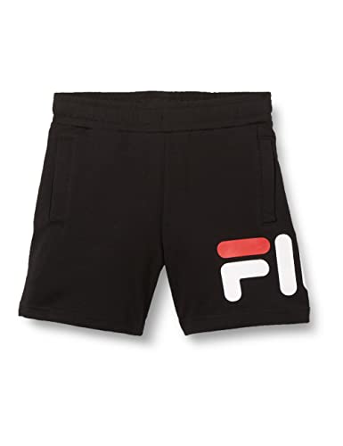 FILA Unisex Kinder BAJAWA Classic Logo Shorts, Black, 122/128 von FILA