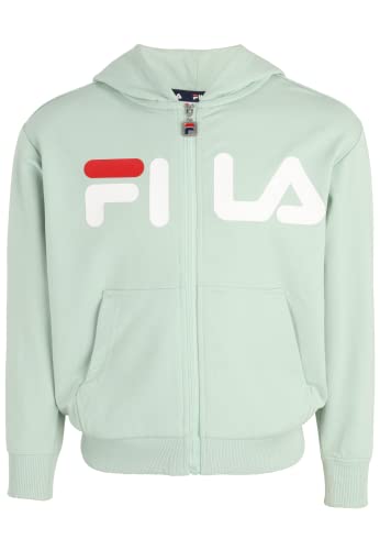 FILA Unisex Kinder BALGE Classic Logo Zip Hoody, Silt Green, 86/92 von FILA