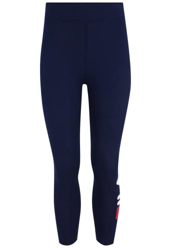 FILA Unisex Kinder BAMBARI Leggings, Medieval Blue, 86/92 von FILA