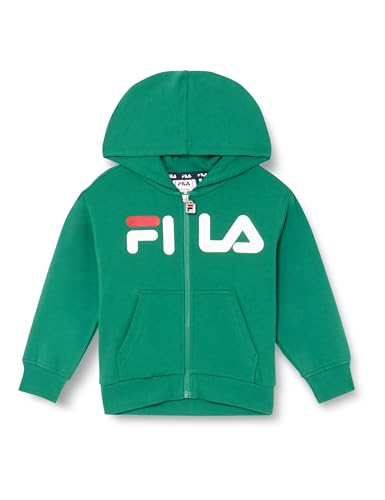 FILA Unisex Kinder Balge Hooded zip jacket, Verdant Green, 86-92 von FILA