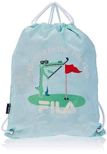 FILA Unisex Kinder Brakpan Club Small Sport Drawstring Backpack-Silt Green-OneSize Rucksack von FILA