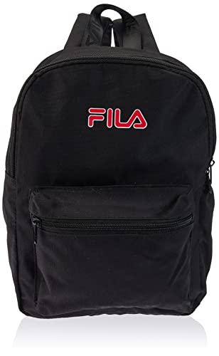 FILA Unisex Kinder Bury Small Easy Backpack-Black-OneSize Rucksack von FILA