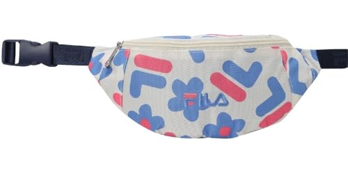 FILA Unisex Kinder Lamia Flower F AOP Mini Waistbag Waistbag, Antique White F Flower AOP, Size: 28x12x7 cm von FILA