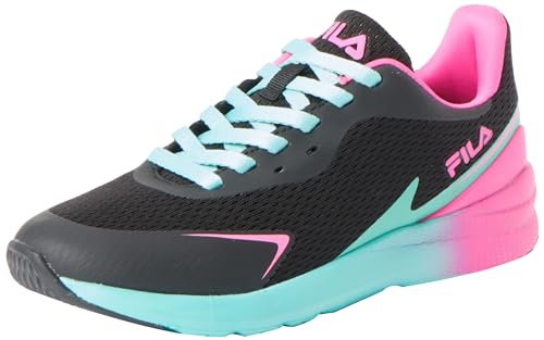 FILA Unisex Kinder Laufschuh Crusher Teens, Black Pink Glo, 36 EU von FILA