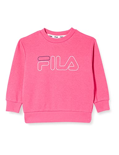 FILA Unisex Kinder SAARBURG Sweatshirt, Fandango Pink, 146/152 von FILA