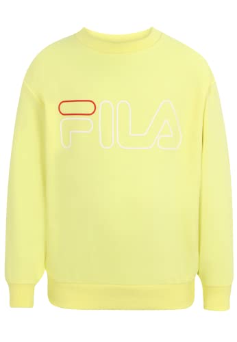 FILA Unisex Kinder SAARBURG Sweatshirt, Limelight, 170/176 von FILA