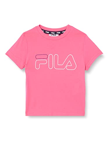 FILA Unisex Kinder SAARLOUIS T-Shirt, Fandango Pink, 134/140 von FILA