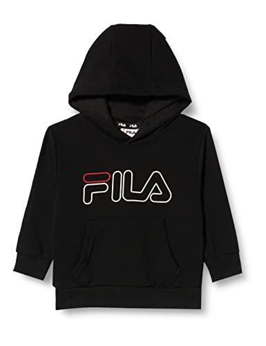 FILA Unisex Kinder SASSNITZ Kapuzenpullover, Black, 110/116 von FILA