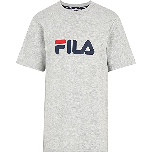 FILA Unisex Kinder SOLBERG classic logo T-Shirt,Light Grey Melange,158/164 FILA Unisex Kinder SOLBERG classic logo T-Shirt,Light Grey Melange,158/164 von FILA