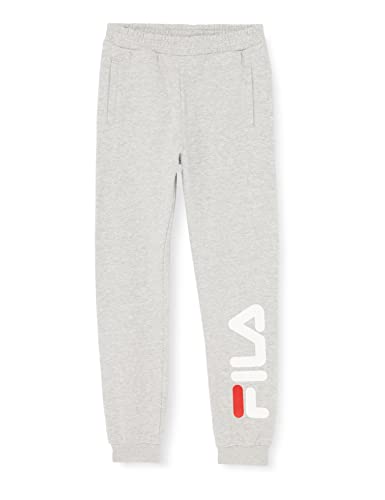 FILA Unisex Kinder SONGE Classic Logo Sweat Freizeithose, Light Grey Melange, 134/140 von FILA