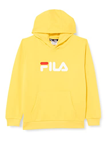 FILA Unisex Kinder Sande Classic Logo Kapuzenpullover, Haba¤ero Gold, 146/152 von FILA