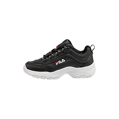 FILA Unisex Kinder Strada Low Teens Sneaker, Black, 36 EU von FILA