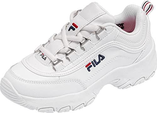 FILA Unisex Kinder Strada Low Teens Sneaker,White, 37 EU von FILA