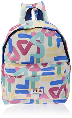 FILA Unisex Kinder Takatsuki Mini Backpack Malmö-Antique White Letter AOP-OneSize Rucksack von FILA