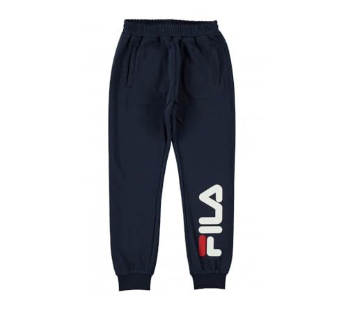 FILA Unisex Kinder Teens Patrizia Logo Jogger Freizeithose, Black iris, 134 von FILA