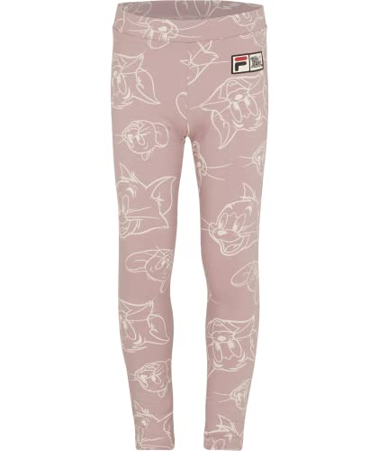 FILA Unisex Kinder Tokat Leggings, Mauve Shadow Tom & Jerry AOP, 98/104 von FILA