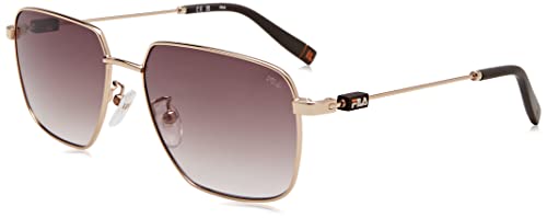 FILA Unisex SFI457 Sonnenbrille, Shiny Rose Gold von FILA