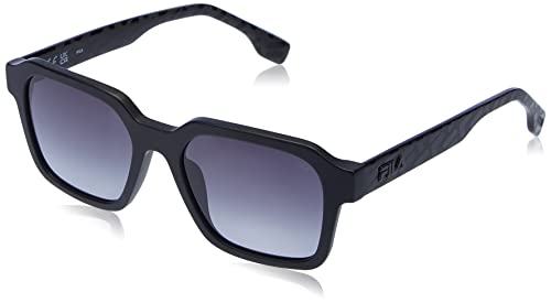 FILA Unisex SFI458V Sonnenbrille, MATT/Sandblasted Black von FILA