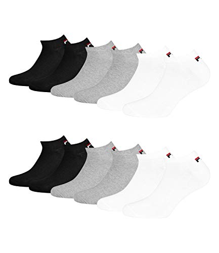 FILA Unisex Sneaker Socken Sportsocken Kurzsocken F9100 6 Paar, Größe:35-38, Artikel:-700 classic von FILA