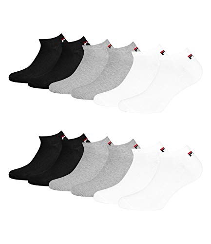 FILA Unisex Sneaker Socken Sportsocken Kurzsocken F9100 6 Paar, Größe:39-42, Artikel:-700 classic von FILA