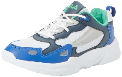 FILA VENTOSA CB Teens Sneaker, White Navy-Surf The Web, 38 EU von FILA