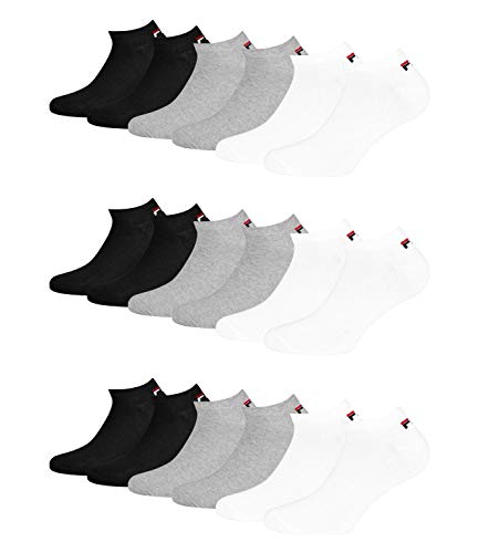 Fila 9 Paar Unisex Sneakersocken, Classic sortiert, 39-42 von FILA