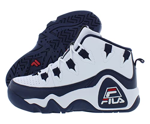 Fila Boy's Grant Hill 1 (Big Kid) White Navy Red 3.5 Big Kid M von FILA
