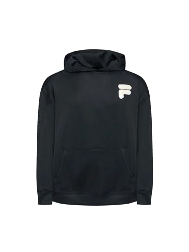 Fila Catanzaro Elongated Hoody Kapuzenpullover, Schwarz , L von FILA