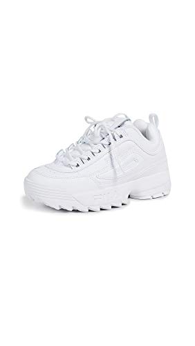 Fila Damen Disruptor II Sneaker, Weiß/Weiß/Weiß, 43 EU von FILA