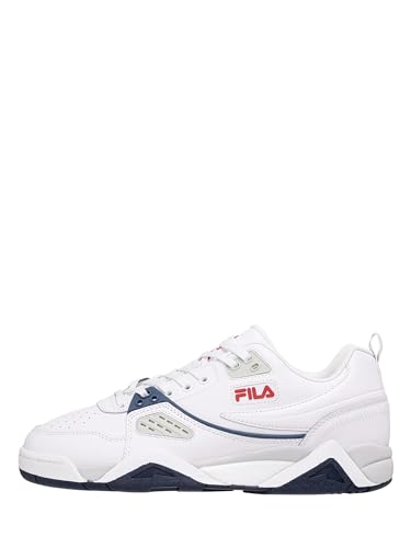 Fila Herren Casim Sneaker, Weiß/Marineblau, 42 EU von FILA