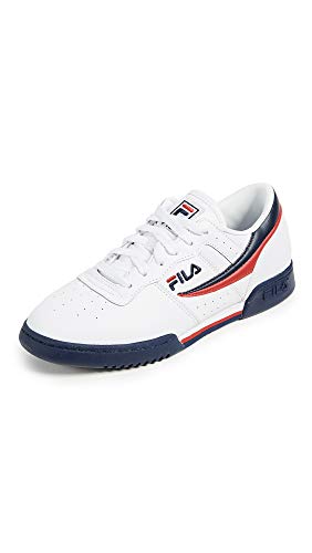 Fila Herren Original Fitness Lea Classic Sneaker, Farbe: Weiß/Marineblau, 26 EU von FILA