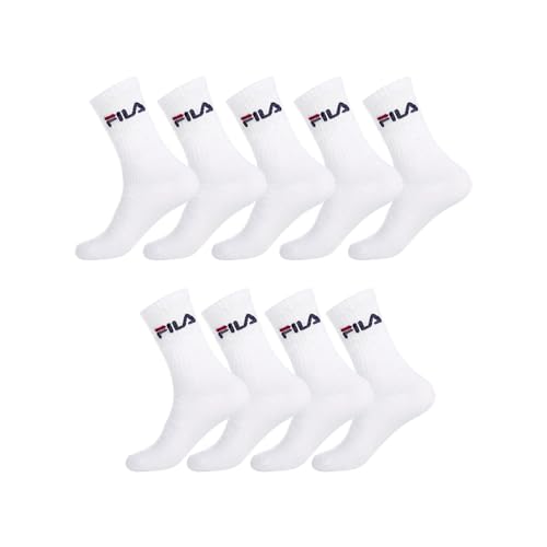 Fila Herren Sportsocken FILA/AM/TNX9 (9er Pack), Weiß, 43/46 von FILA