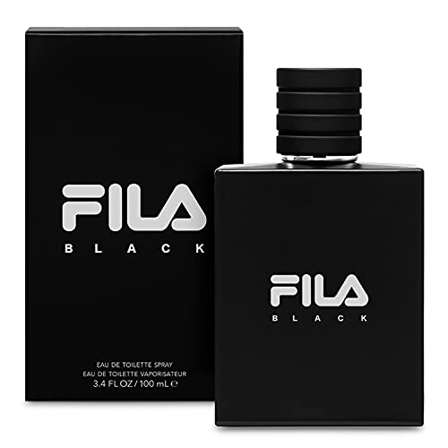 FILA BLACK for Men - Invigorating Spicy And Floral Fragrance For Him - Extra Strength, Long Lasting Scent Payoff For All-Day Wear - 100 ml von FILA