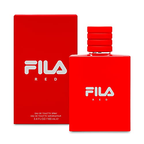 FILA RED Fragrance for Men - Eau de Toilette Spray with Notes of Bergamot, Jasmine, Nutmeg, Sandalwood, and More - Sport-Inpired Scent for Day or Night - 100 ml von FILA