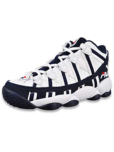 Fila Kids Stackhouse Spaghetti (Big Kid) White Navy Red 6.5 Big Kid M von FILA