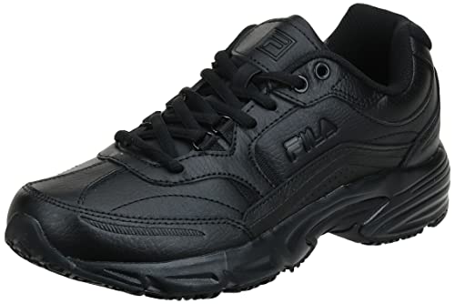 Fila Men's Memory Workshift Cross-Training Shoe,Black/Black/Black,9.5 4E US von FILA