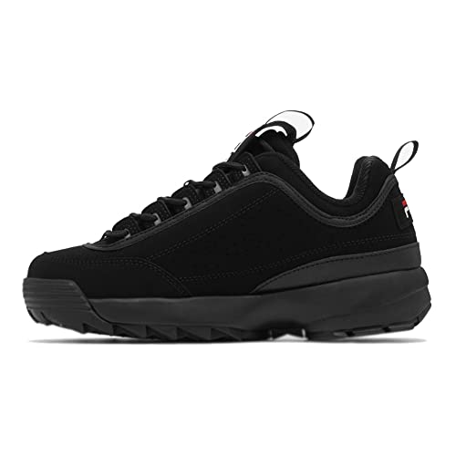 Fila Men's Strada Disruptor, Black/White/Vin Red von FILA