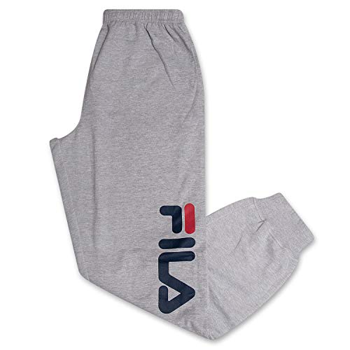 Fila Sweatapnts for Men Big and Tall Cotton Fleece Jogger Sweatpants Heather Grey 3XLT von FILA