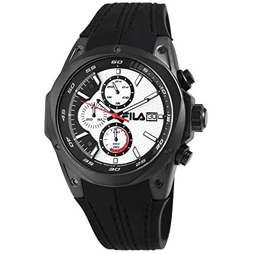 Fila Unisex Erwachsene Analog Quarz Uhr mit Silikon Armband FILA38-823-006 Fila Unisex Erwachsene Analog Quarz Uhr mit Silikon Armband FILA38-823-006 von Fila