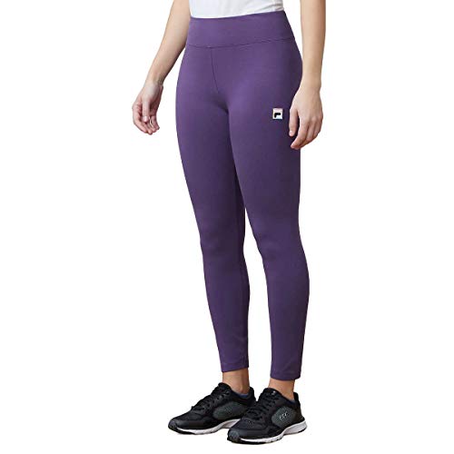 Fila Womens High Waist 7/8 Leggings (Medium, Gothic Grape) von FILA