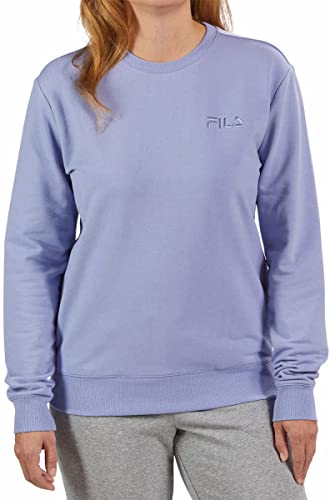 Fila Womens Midweight French Terry Crewneck Long Sleeve Sweatshirt (X-Large, Purple Impression) von Fila