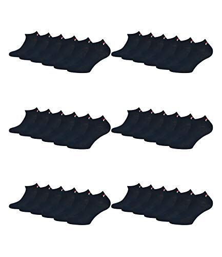 Fila invisible Sneaker Socken 18 Paar Sparpack | Damen & Herren Socken, unisex Füßlinge (Navy 43-46) von FILA