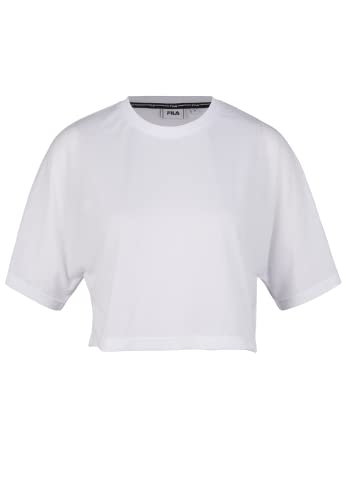 RECANATI cropped shirt-Lucent White-S von FILA