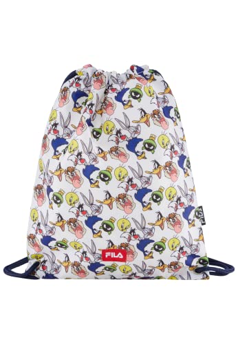 TAONAN WARNER BROSS AOP Small Sport drawstring backpack-Bright White WB Family AOP-Onesize von FILA