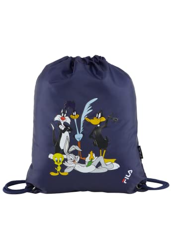 TETE WARNER BROSS Small Sport drawstring backpack-Medieval Blue-Onesize TETE WARNER BROSS Small Sport drawstring backpack-Medieval Blue-Onesize von FILA