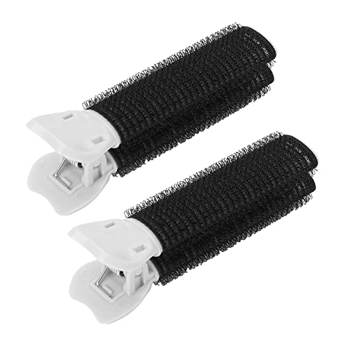 2 Stück Haar Volumen Roller, Volumizing Hair Root Clip, Curler Clip Portable Volumizing Hair Root Clips Pony Styling Tool für Frauen Mädchen (Schwarz) von FILFEEL