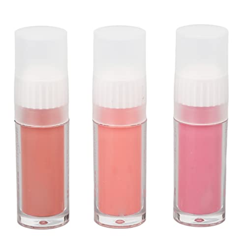 Flüssiges Rouge, 3 X 3 G, Feuchtigkeitsspendende Gesichtscreme, Flüssiges Rouge, Wangenrouge, für das Tägliche Make-up von Frauen und Mädchen von FILFEEL