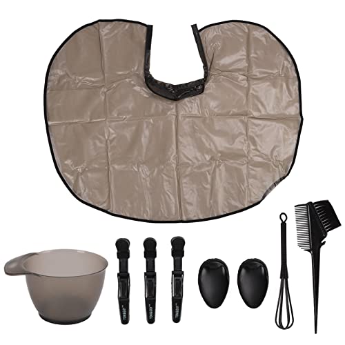 Haarfärbe Set Enthält 1 X Färbepinsel, 1 X Mini Mixer, 2 X Ohrenschützer, 1 X Färbeschale, 1 X Lätzchen und 3 X Frisierklammer von FILFEEL