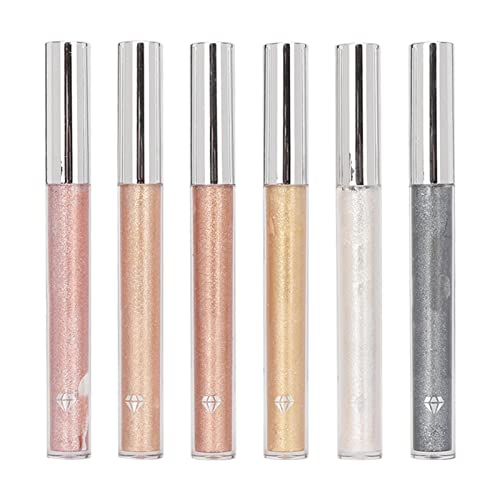 Matte Liquid Lipstick 6Pcs Dual Use Matte Lip Glaze Gloss Lidschatten-Set für Mädchen und Frauen von FILFEEL